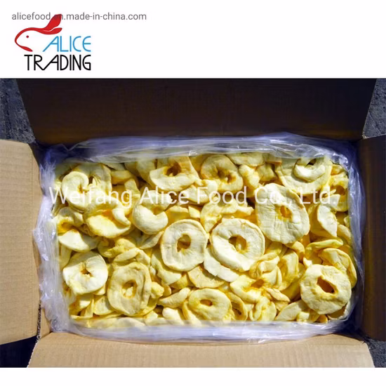 Nouvelle récolte d'anneaux de pommes séchées de type FUJI en provenance de Chine